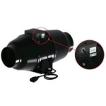 VENTS -MIXFLOW ACOUSTIC FAN WITH ON/OFF SWITCH AND POWERCORD
